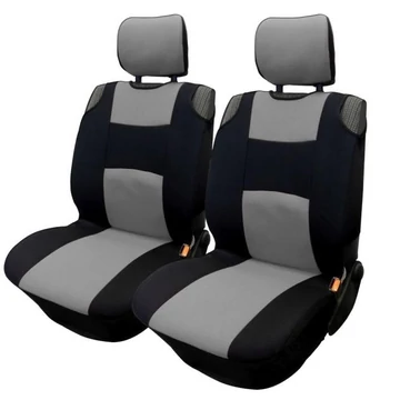 2 db-os univerzális üléshuzat – 5 mm-es habszivacs – szürke-fekete