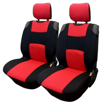 2 db-os univerzális üléshuzat – 5 mm-es habszivacs – piros-fekete