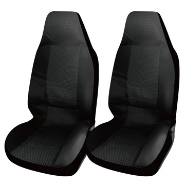 2 db-os személy- és teherautó üléshuzat – fekete mintás