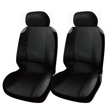 2 db-os vastag trikó üléshuzat – fekete mintás