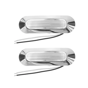 Szélességjelző fehér 4 LED 12-24V E-jeles