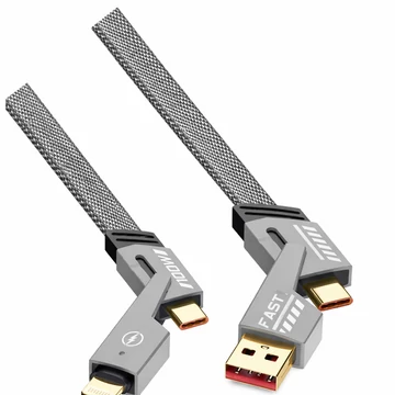 4 az 1-ben 5A 100W többfunkciós töltő és adatkábel