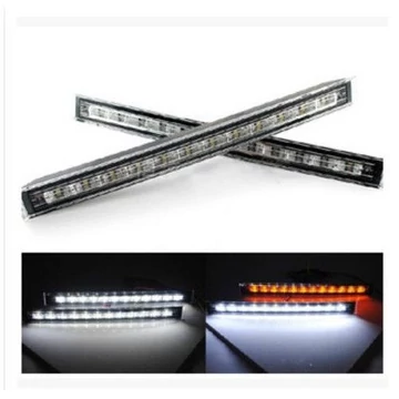 Nappali menetfény DRL - 12 LED - index funkció - E jeles - 278mm - pár