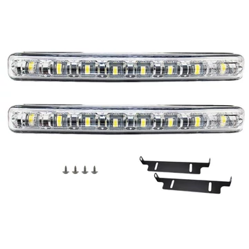 8 LED-es nappali menetfény E jeles ON/OFF funkcióval