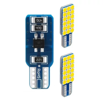 T10 LED izzó 18SMD CANBUS 12V fehér 2db