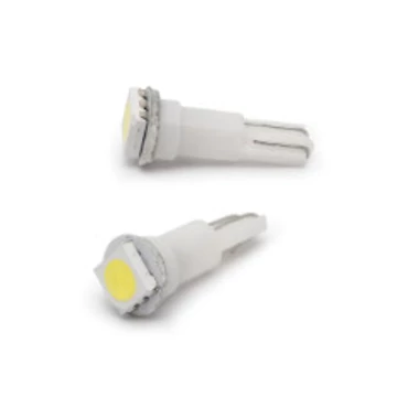 T5 LED műszerfal izzó 1SMD 5050 fehér 12V