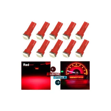 T5 LED izzó – 1 SMD – 12V – 10 db