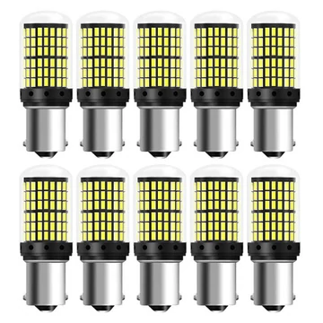 1156 LED izzó – 144 SMD – CANBUS – fehér – 12–80V – 10 db