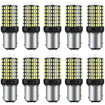 1157 LED izzó – 144 SMD – CANBUS – fehér – 12–80V – 10 db