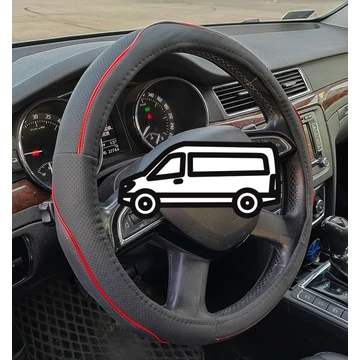 Műbőr kormányvédő - 42cm - szintetikus