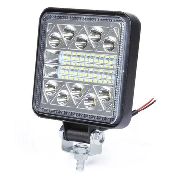 LED munkalámpa 34 LED – 48W – 9–30V – villogó funkció – IP67