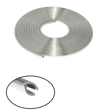 15 m hosszú 5 mm széles króm dekorációs díszcsík