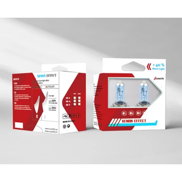 +40% emelt fényerővel 2 db-os H7 fehér izzó – 100W – 12V – H7SB+