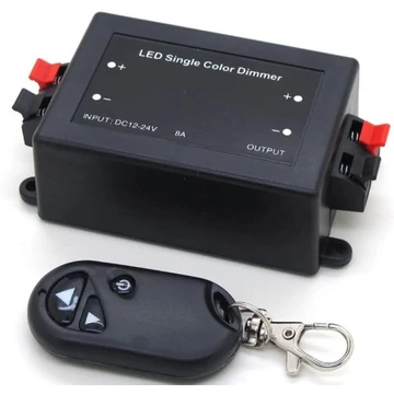LED szalag dimmer távirányítóval – 12/24V
