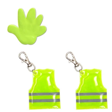 Fényvisszaverős úszó kulcstartó és matrica szett - 2db kulcstartó - 1db matrica