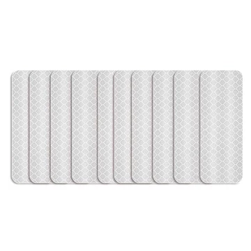 Fényvisszaverő csík fehér – 10 db – 30×5 cm – öntapadós