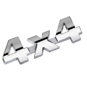 3D fém 4x4 autó embléma