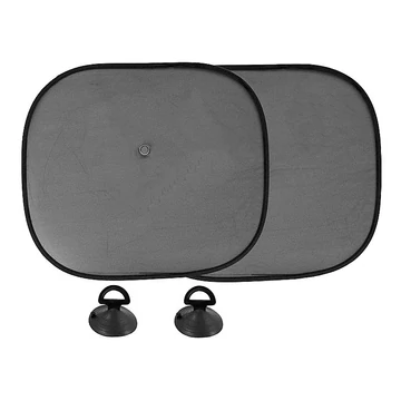 Oldalsó napellenző autóba - 44x38 cm - tapadókorongos - párban