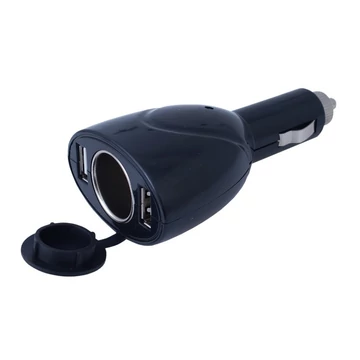 Töltő / Szivargyújtó adapter 12/24V – 2x USB (1000 mA)