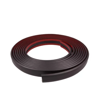 Öntapadós gumicsík ütközésvédő - 25 mm x 3 mm - 5 m - fekete