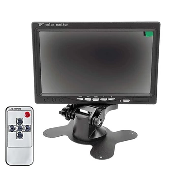 Tolatókamera monitor 7" TFT 12/24V 2 videó bemenet