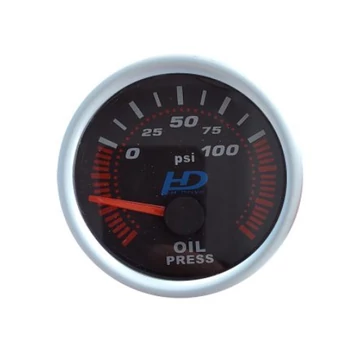 Olajnyomás mérőóra 52 mm - fekete számlap