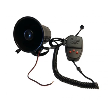 3 szólamú mikrofonos sziréna – 12V / 50W