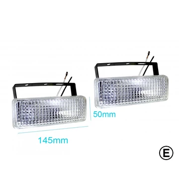 Téglalap alakú ködlámpa széles - E jeles - H3 12V 55W (2 db)