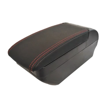 Gyári hatású műbőr könyöklő - univerzális - 4USB-S - állítható konzol szélesség