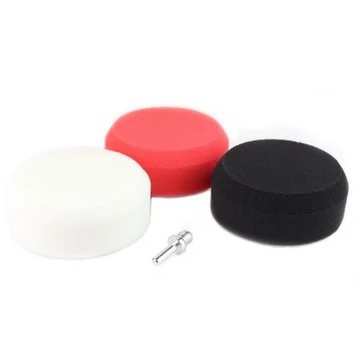 Polírozó szivacs készlet 3 db – 125 mm – M14 rögzítőcsappal