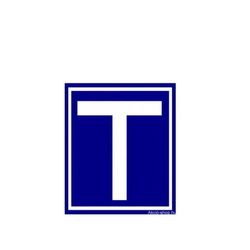 Tanuló vezető T betű mágneses Kicsi 10*10cm