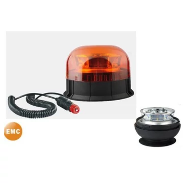 LED-es tetővillogó - 12/24V - szivargyújtós - E9 - 3 funkció