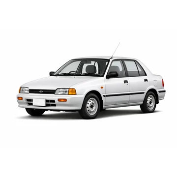 Daihatsu Charade 4 ajtó 1990 fehér háttérrel