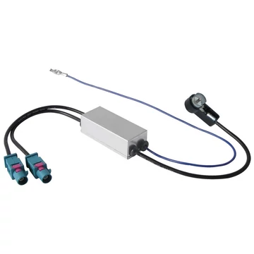 Phonocar 08549 antenna adapter dupla FAKRA fantomtáp 40 cm