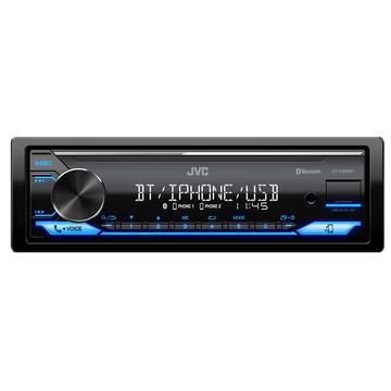 JVC KD-X382BT Bluetooth autórádió FLAC rövid beépítési mélység