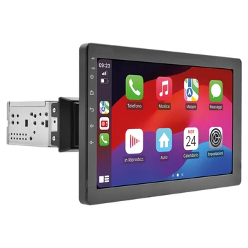 Phonocar VM053 1 DIN autós multimédia 10.1 inch érintőkijelző Android 12 CarPlay Android Auto GPS DAB+