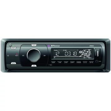Phonocar VM063 autórádió 1 DIN Bluetooth USB SD AUX 4x30W levehető előlap FM AM RDS