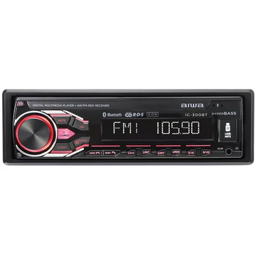 Aiwa IC-300BT autórádió Bluetooth USB MP3 levehető előlap
