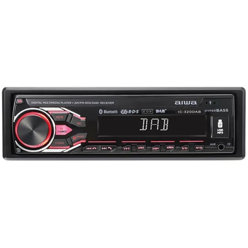 Aiwa IC-320DAB autórádió DAB+ Bluetooth USB SD levehető előlap