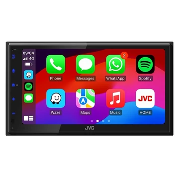 JVC KW-M695DBW 2 DIN autós multimédia Apple CarPlay Android Auto DAB+ Bluetooth