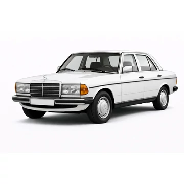 Mercedes W123 4 ajtó 1980 - típusazonosító járműkép