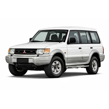 Mitsubishi Pajero 5 ajtó 1995 fehér háttérrel