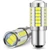 1156 LED izzó 33SMD 12/24V - fehér (2 db)