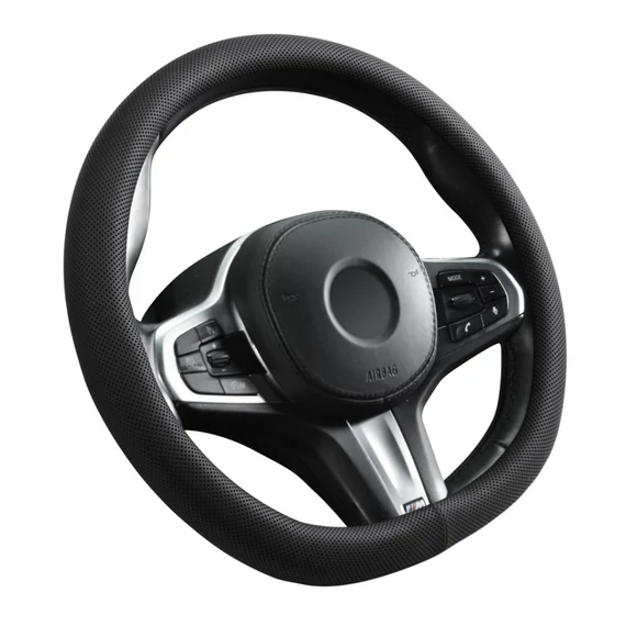 D típusú AIR-FLOW bőrhatású kormányvédő - 38 cm