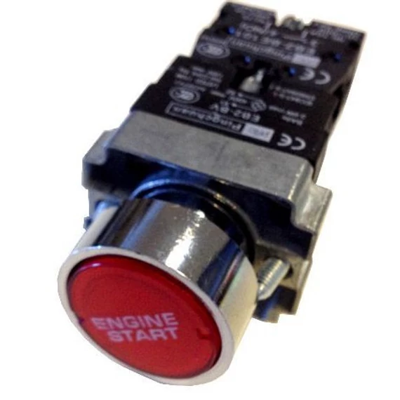 Autós start gomb - Engine Start - világítással - 12V