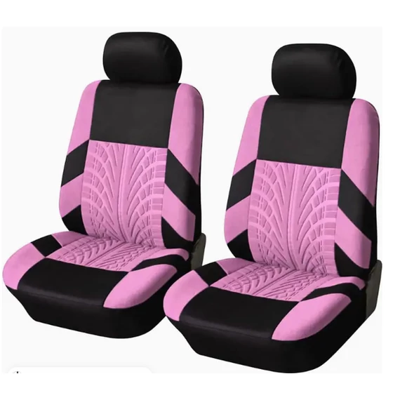 2 db-os üléshuzat - 1+1 - univerzális - légzsákos - pink-fekete