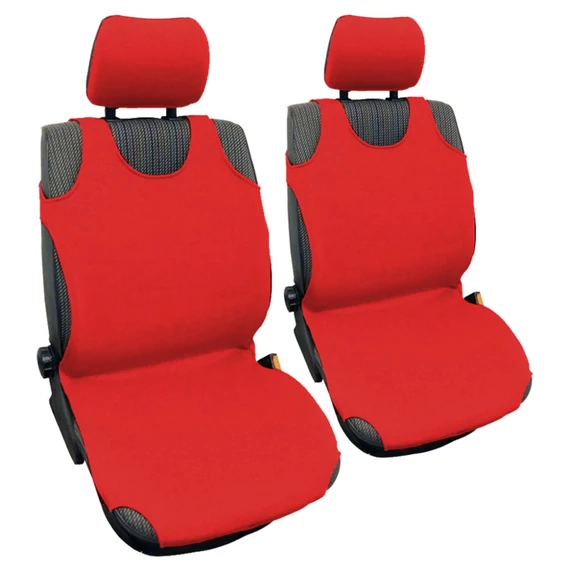 2 db-os trikó üléshuzat – vékony anyag – piros