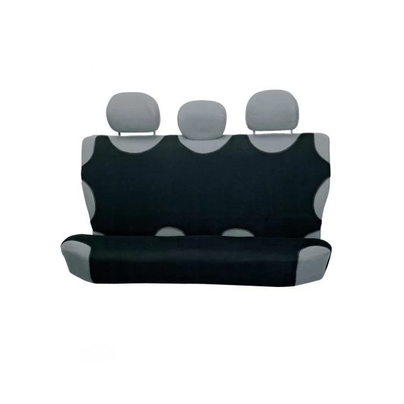 Trikóhuzat hátsó ülésre - fekete - vékony anyag - univerzális