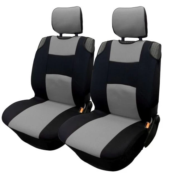 2 db-os univerzális üléshuzat – 5 mm-es habszivacs – szürke-fekete