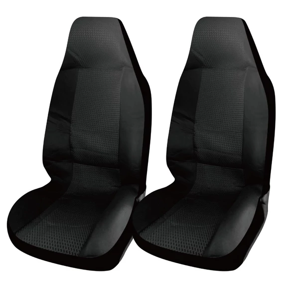 2 db-os személy- és teherautó üléshuzat – fekete mintás